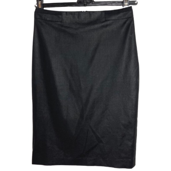 Tristan Black Pencil Skirt - Size 1 (XS) Made in Canada - Picture 1 of 5